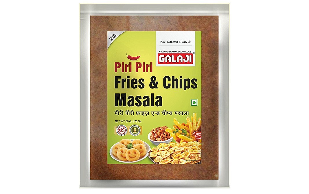 Galaji Piri Piri Fries & Chips Masala   Pack  50 grams